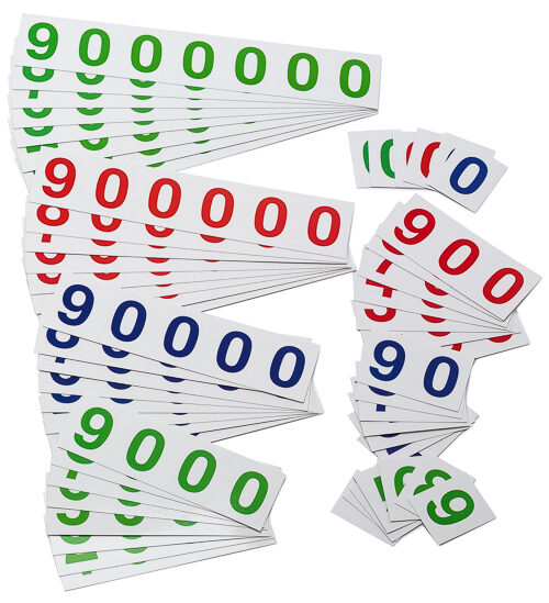 Vietvērtības kartītes ar uzdevumiem