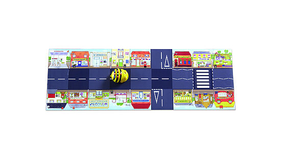 TTS Bee-Bot paklājs Pilsēta