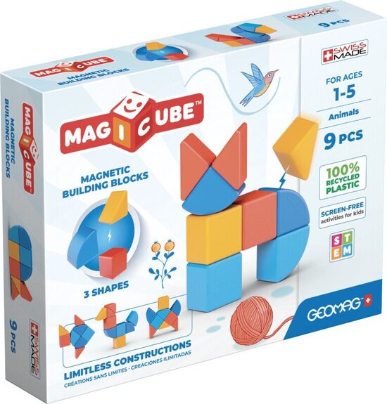 Magnētiskie klucīši Dzīvnieki