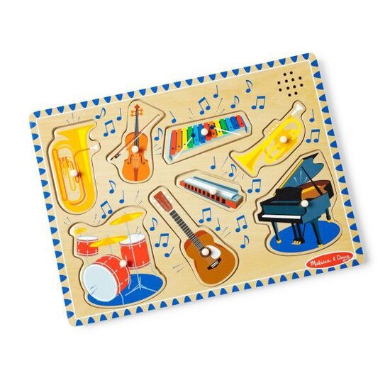 Muzikālā puzle Mūzikas instrumenti