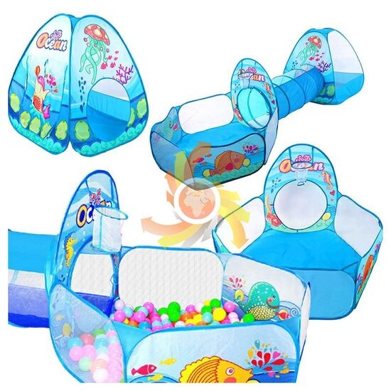 Rotaļu laukums ar tineli