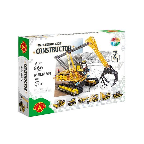 Metāla konstruktors PRO - Melman (septiņi vienā)
