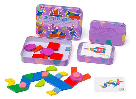 'Figūru puzle ar darba kartītēm