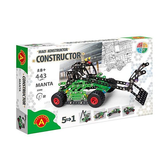 Metāla konstruktors PRO - Manta (pieci vienā)