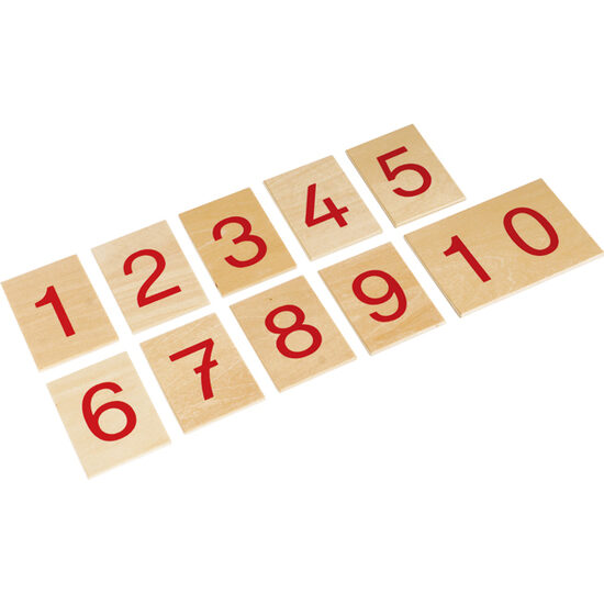 Montesori materiāls. Numuru komplekts no 1-10