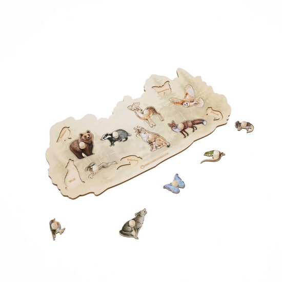 Puzle Savvaļas dzīvnieki