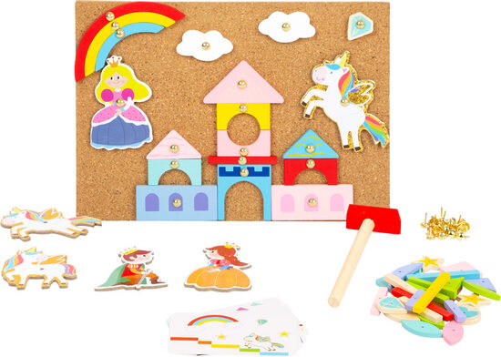 Puzle ar nagliņām Vienradzis