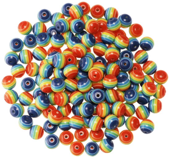 Sintētisko sveķu pērlītes