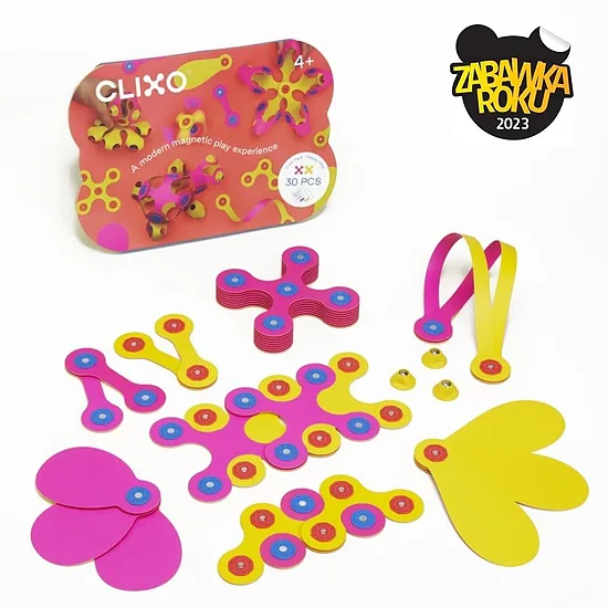 Clixo Crew komplekts, rozā un dzeltens