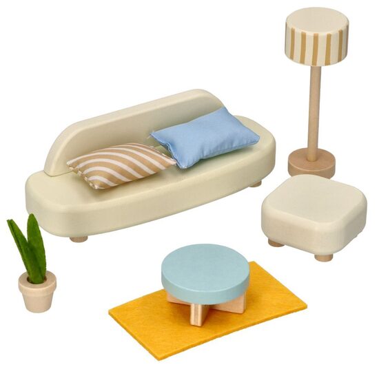 Mēbeles leļļu mājai. Dzīvojamā istaba