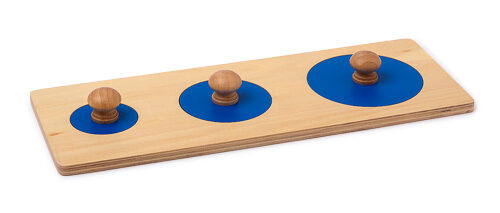 Puzles dēlis ar trim apļiem