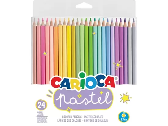 Krāsainie zīmuļi pasteļtoņos