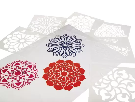 Trafareti Mandalas
