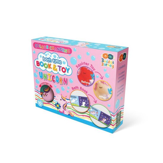 Maģiskā vannas grāmata Vienradzis + rotaļlietas