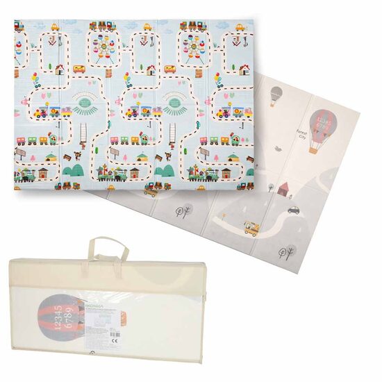 Divpusējs paklājs Baloni / Iela