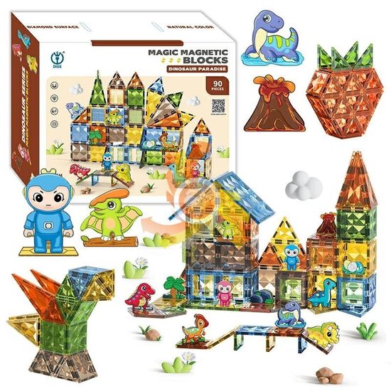 Magnētiskais konstruktors Dinozauri