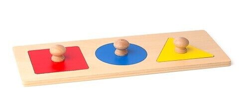 Puzles dēlis ar ģeometriskām formām