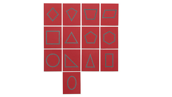 Taktilās plāksnes Ģeometriskās formas