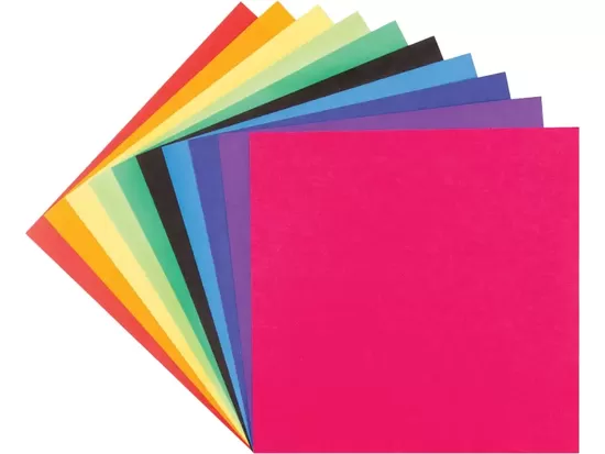 Origami papīra krāsains kvadrāts
