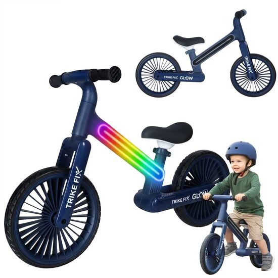 Trike Fix Glow krosa velosipēds ar LED, neona zils