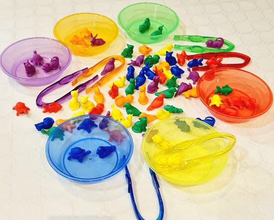 Šķirošanas komplekts ar dzīvniekiem