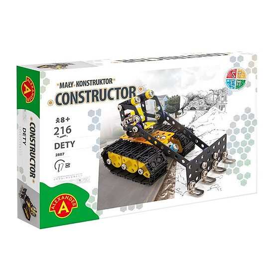 Metāla konstruktors Buldozers "Dety"