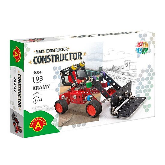 Metāla konstruktors Buldozers "Kramy"