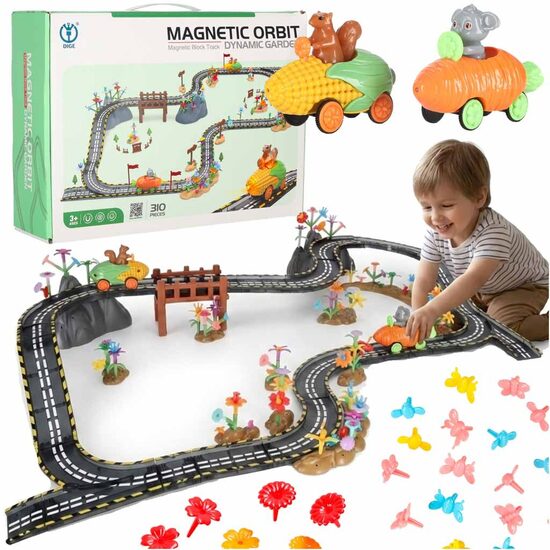 Gaismas magnētiskā auto trase