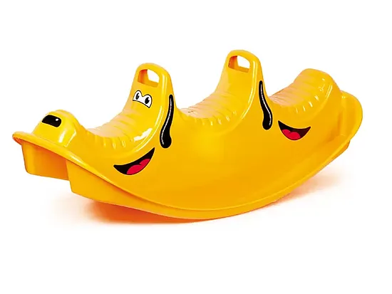 Šūpuļkrēsls Krokodils, dzeltens