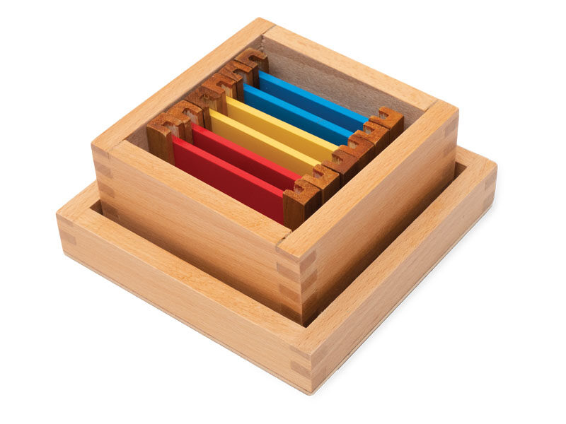 Montesori materiāls. Krāsainas zīmes Nr.1