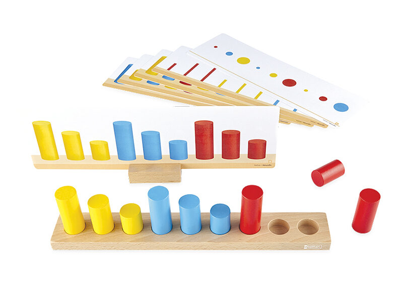 Izveidojiet ritmu. Koka puzle ar darba lapām