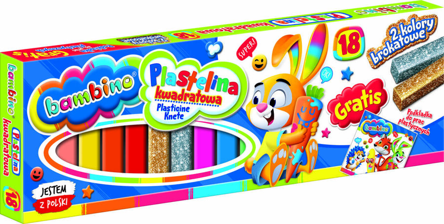 Plastilīns 18 krāsas